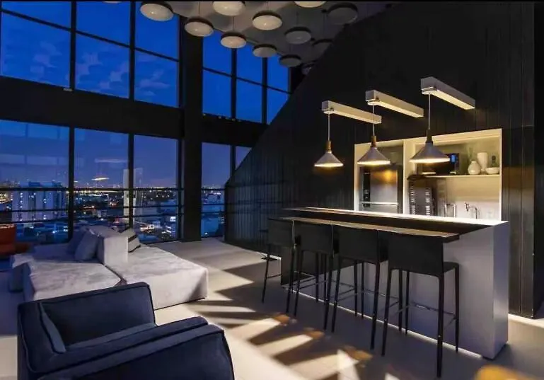 Appartamento Studio 1204 Com Vista Livre E Andar Alto San Paolo Brasile