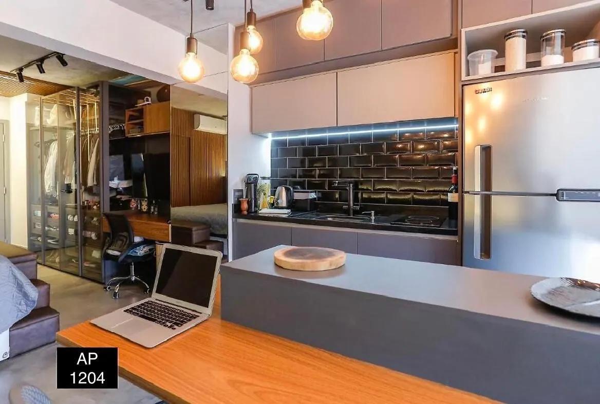 Studio 1204 Com Vista Livre E Andar Alto San Paolo 0*,
