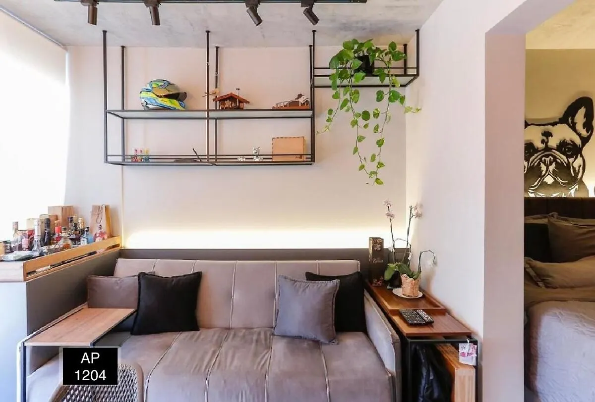 Studio 1204 Com Vista Livre E Andar Alto San Paolo